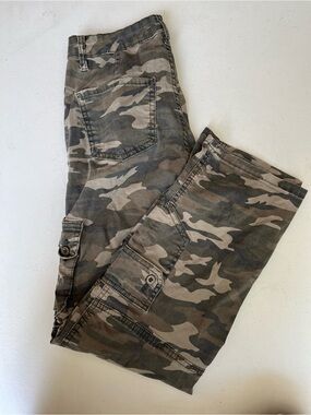 Love Men's Camouflage Cargo Pants - Olive/Brown